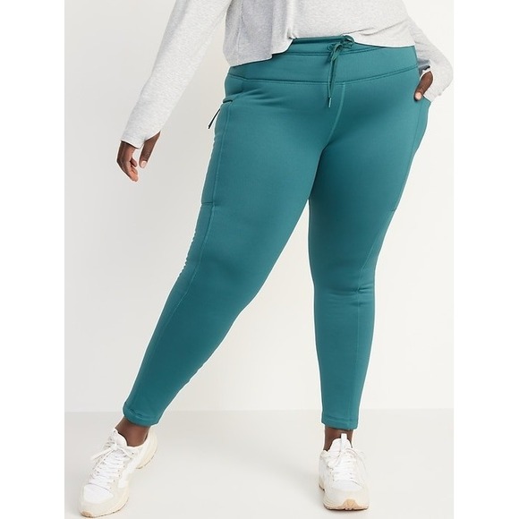 Old Navy Pants - Old Navy High Rise Ultracoze Leggings Darkwater Teal Green Women's Size 2X